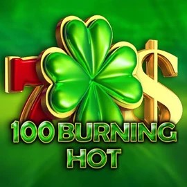 100 Burning Hot online game logo by Amusnet Interactive on slotrushscasino.com