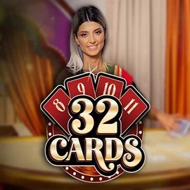 Enjoy 32 Cards by Ezugi – logo hosted on slotrushscasino.com