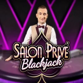 Blackjack Salon Privé slot logo by Ezugi at Slotrush Casino