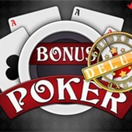 Bonus Poker Deluxe - 3 Hands online game logo by RTG (Reel Time Gaming) on slotrushscasino.com