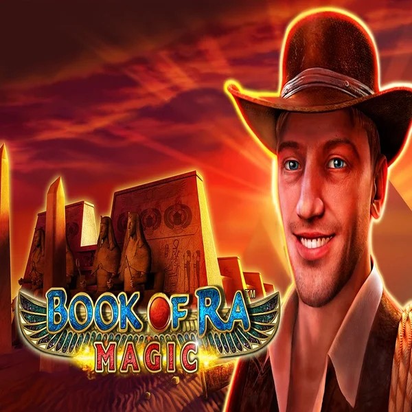 Book of Ra Magic logo – Slots by Greentube at Slotrush Casino