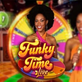 Official Live Casino logo: Funky Time by Evolution at Slotrush Casino