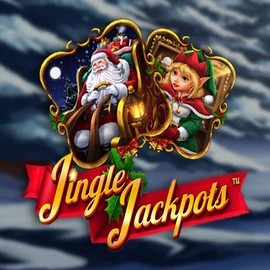 Jackpots logo of Jingle Jackpots from Dragon Gaming at Slotrush Casino