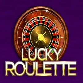 Lucky Roulette slot visual from Belatra Games available on slotrushscasino.com