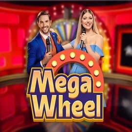 Mega Wheel logo by Pragmatic Play at Slotrush Casino
